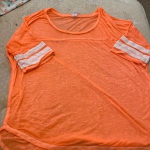 No Boundaries Womens Sheer Quarter Sleeve Top Size Large 11/13